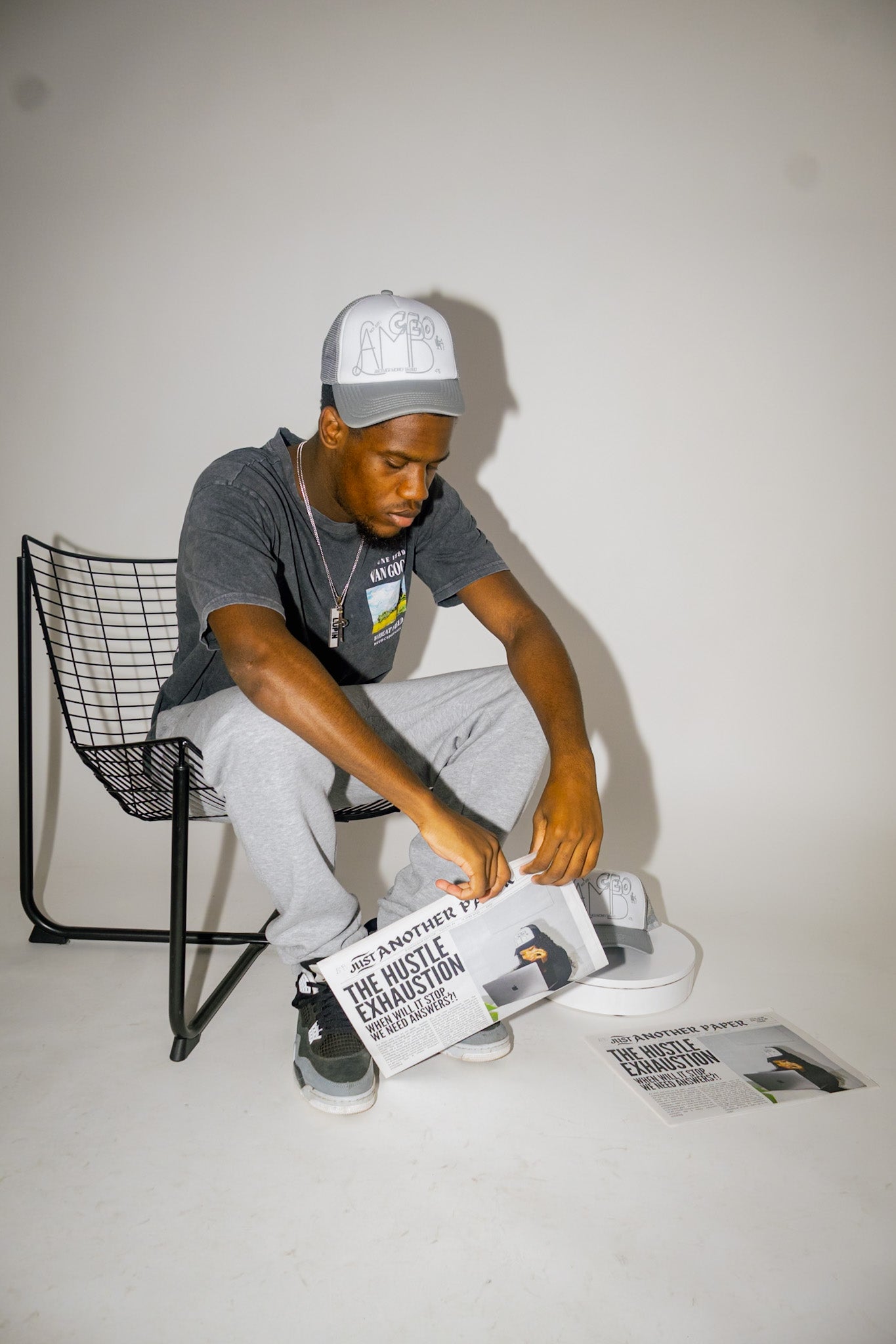 AMB Essential 'CEO' Cap - Grey