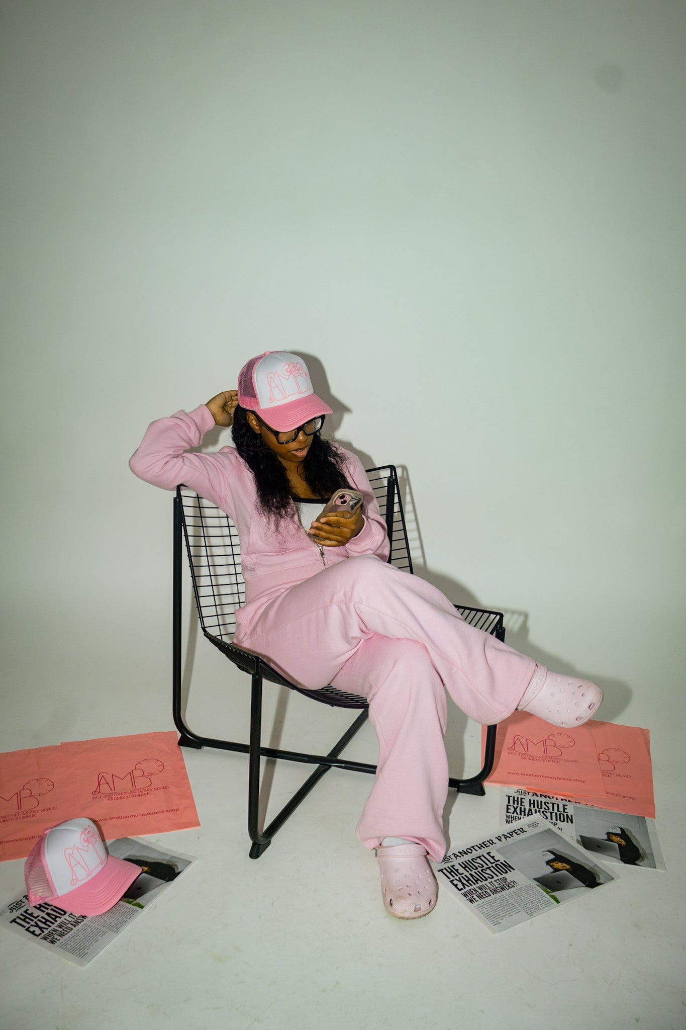 AMB Essential 'CEO' Cap - Pink